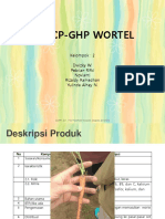 Haccp Wortel