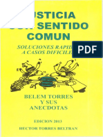 Justicia Con Sentido Comun - Don Belen Torres PDF