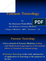 Forensic Toxicology: Most Reported and Fatal Poisonings