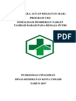 KAK Sosialisasi Pemberian TTD Rematri