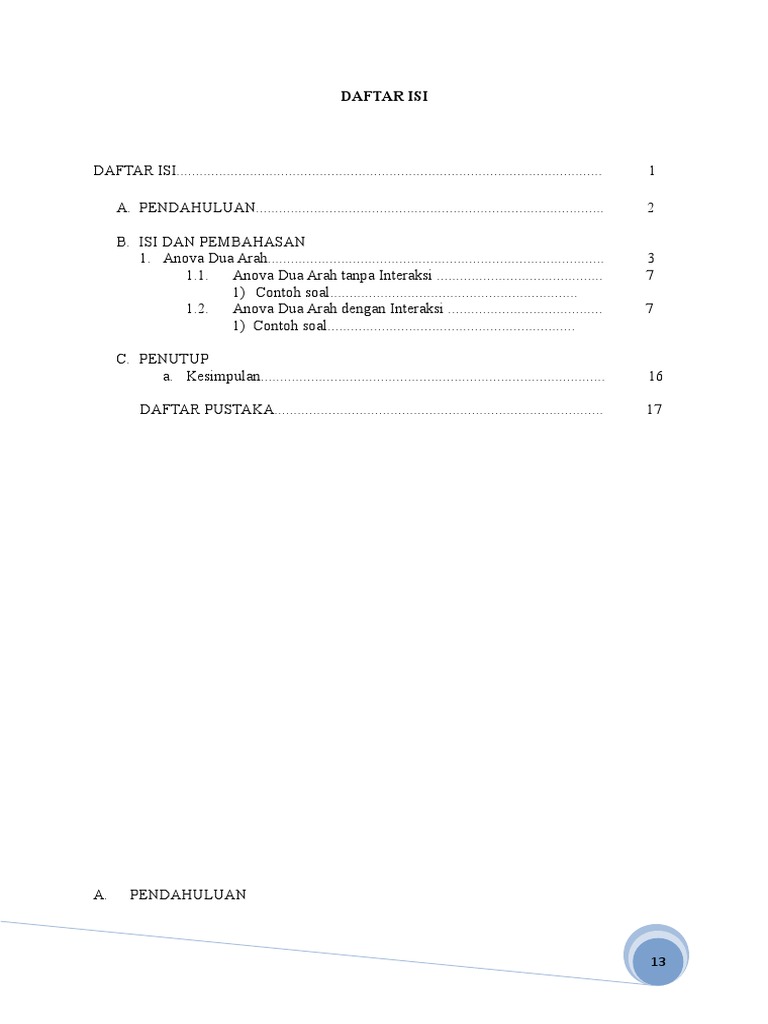 18+ Contoh Soal Uji Anova Dua Arah Dengan Spss - Kumpulan ...