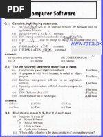 Important Notes of 9th Class Computer Science Chapter 7