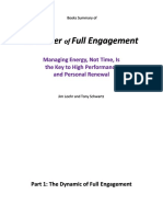 Book Summary of The Power of Full Engagement Plus Other Notes