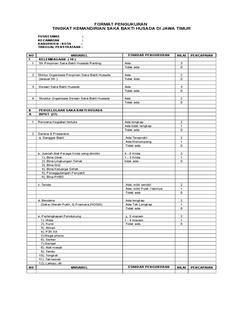 Format SBH | PDF