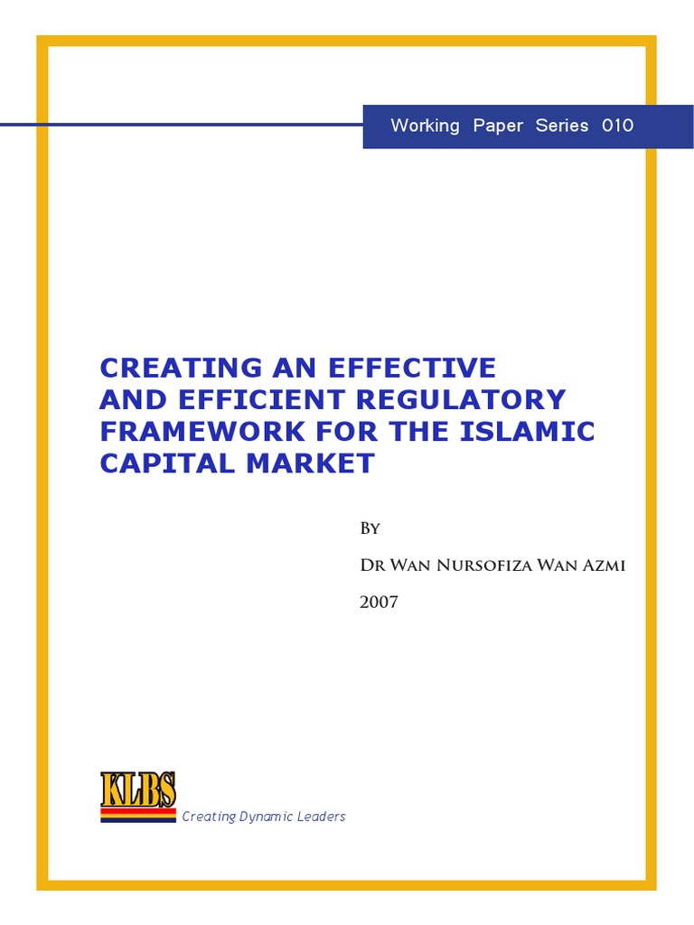 Islamic Capital Market PDF | PDF | Islamic Banking And Finance ...