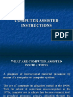 Computer Assisted Instructions