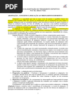 Texto_Adaptacao e Principios Gerais Do Treinamento
