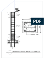 Ground Floor & Column Rebar Details