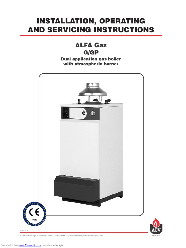 MANUAL - ALFA Boiler For Central Heating System | Download Free PDF ...