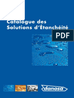 Catalogue Des Solutions D Etancheite DANOSA PDF