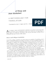 1a. Vinay & Darbelnet 1958 - A Methodology For Translation (Transl by Sager & Hamel 1995)