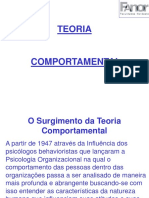 TGA Cap.13 - Teoria Comportamental