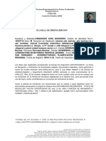 Nombres y Apellidos:OSNEHIDER Cédula de Identidad Nro.V Sexo: Dirección de Habitación