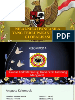 PKN - Nilai Nilai Pancasila Yang Terlupakan Di Era Globalisasi