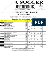 Uefa Champions League: Group Stage