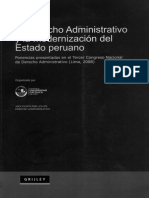 D° Administrativo y Modernizacion de Estado Peruano (PUCP)