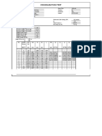 Consolidation Test: Sample Initial Condition