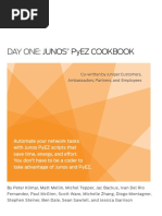 Day One:: Junos Pyez Cookbook