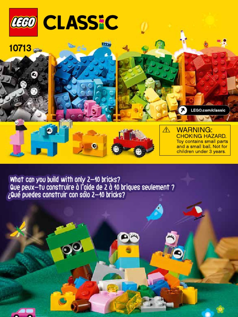 LEGO Classic 10713 Creative Suitcase Building Instructions | PDF