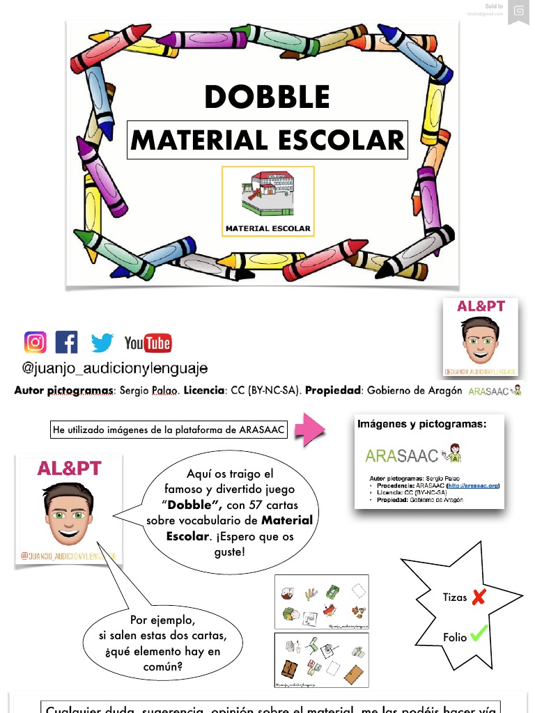 Bobble Material Escolar PDF Ocio