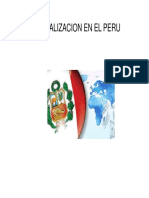 Globalizacion en El Peru 