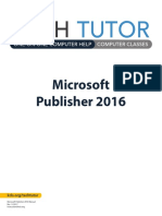 Microsoft Publisher 2016: Tutor