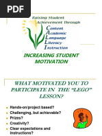 Increasing Student Motivation