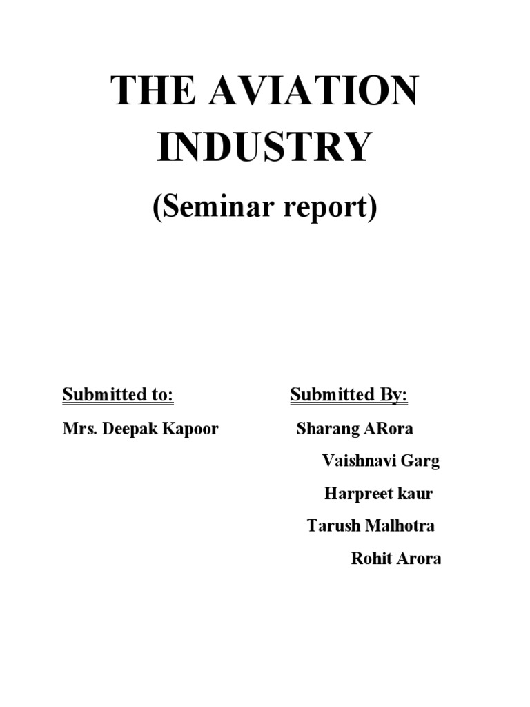 Overview of India's Aviation Industry | PDF | Airlines | Airport