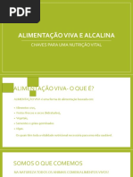 Alimentação viva e alcalina