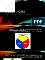 Color Theory Notes For Painting