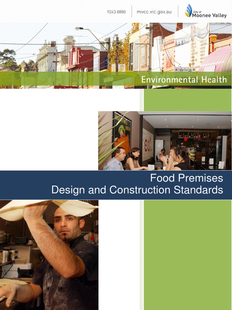 Food Premises Design Standards Guide | PDF | Wastewater | Sewage