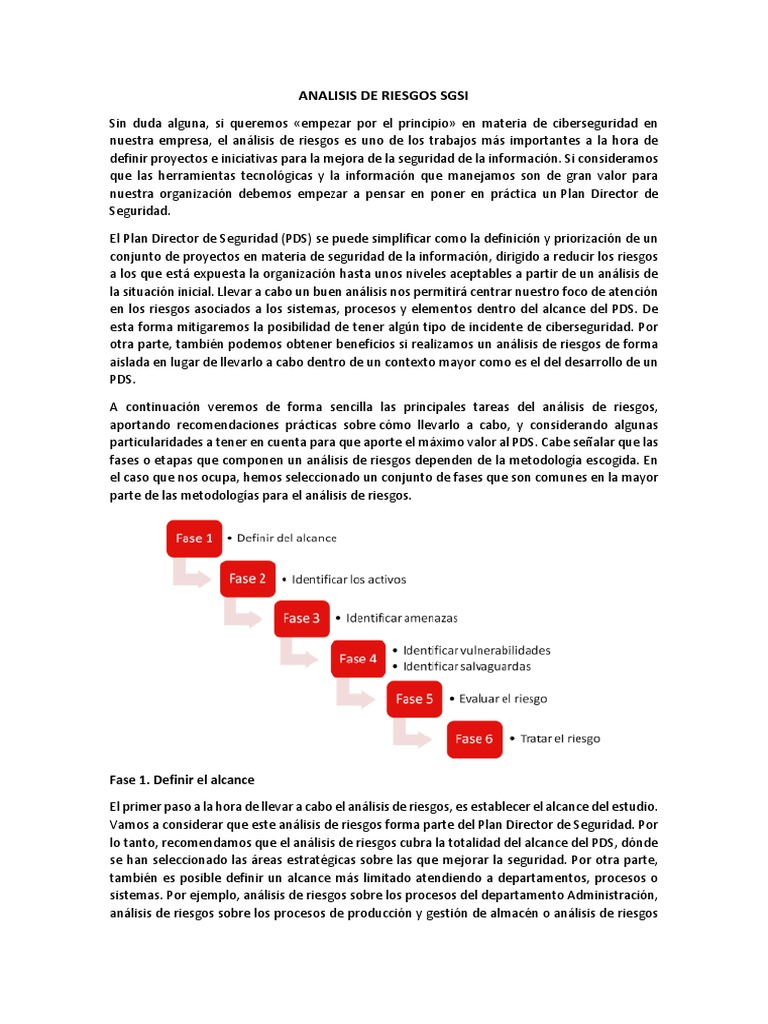 Análisis de Riesgos en Ciberseguridad | PDF | Seguridad de información ...