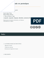 Clustering Basado en Prototipos