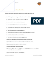 Wiederholung A1 A2 Finde Die Fehler PDF