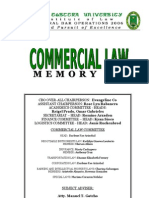 Commercial Law Memory Aid