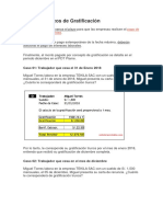 Casos Prácticos de Gratificación