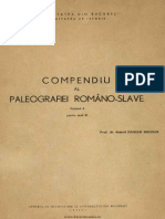 Compendiu Al Paleografiei Româno-Slave. Volumul 2 PDF