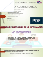 Medios para Obtener Información para Auditoria Administrativa