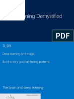 Deep Learning Demystified