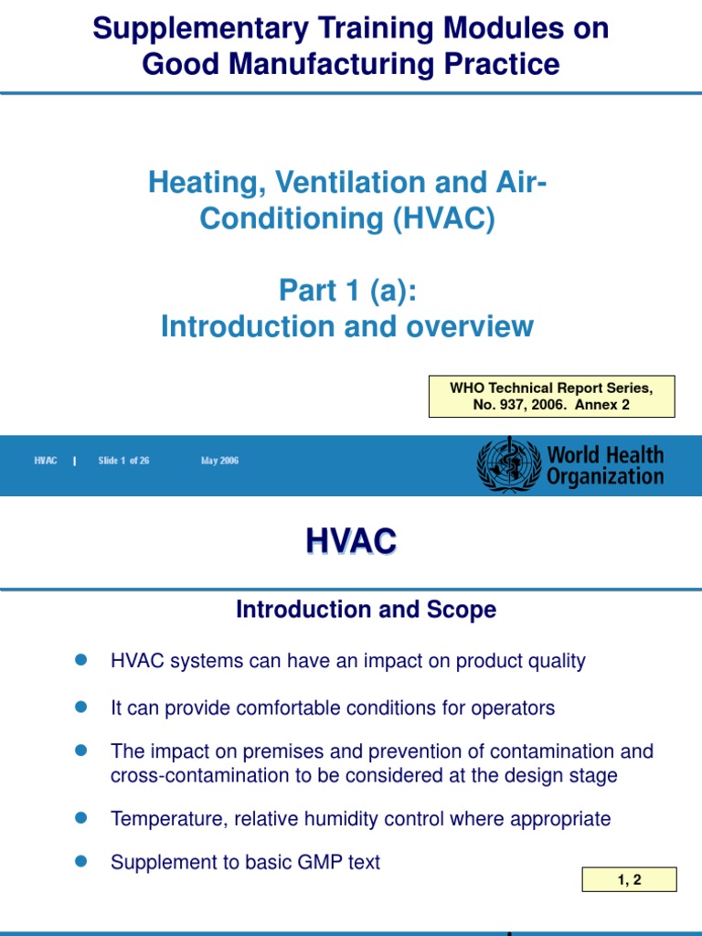 Who technical report series no 937 2006 annex 2 introduction to
