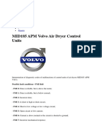 MID185 APM Fault Code Volvo Air Dryer Control Units