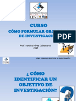 Presentación Curso Formulacion Objetivos 2015