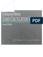 Cooling and Heating Load Calculation Manual PDF