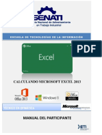 Calculando Con Ms Excel