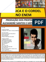 A Música e o Cordel No Enem