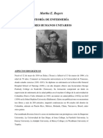 Teoría de Enfermería de Martha Rogers: Seres Humanos Unitarios