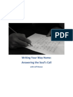 Writing Your Way Home Workbook by Jeff Brown