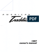 1997 American Tradition Owner Manual