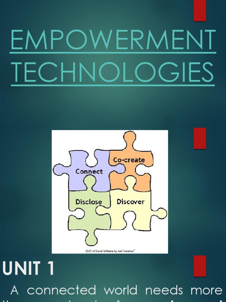 Understanding Empowerment Technology | PDF | Technological Convergence ...