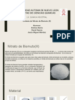 Nitrato de Bismuto3